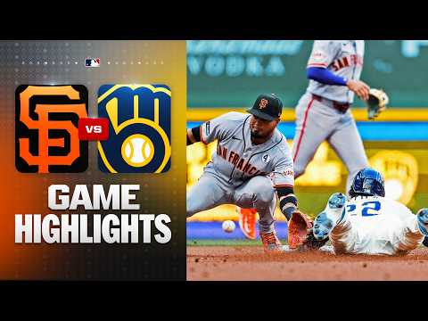MLB 샌프란시스코 3-8 밀워키 하이라이트