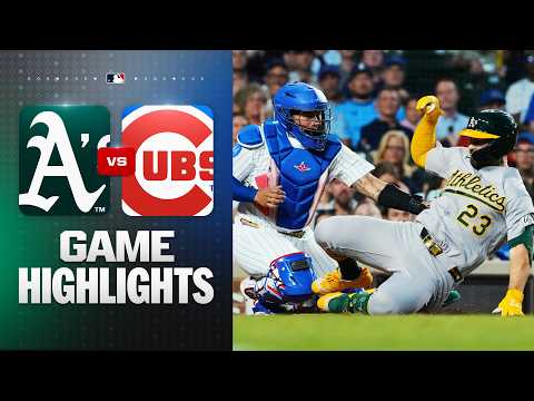 MLB 애슬레틱스 6-7 시카고 컵스 하이라이트