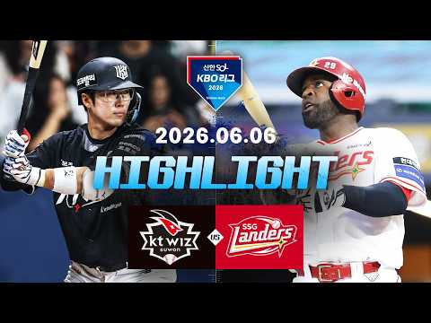KBO KT 위즈 7-3 SK 와이번스 하이라이트