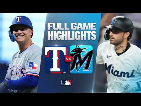 MLB 텍사스 4-6 마이애미 하이라이트