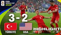 World Cup 2026 튀르키예 3-2 미국 하이라이트