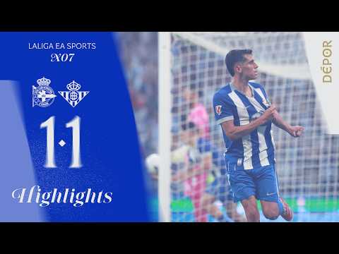 데포르티보 1-1 레알 베티스 하이라이트