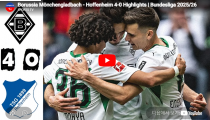 묀헨글라트바흐 4-0 호펜하임 하이라이트
