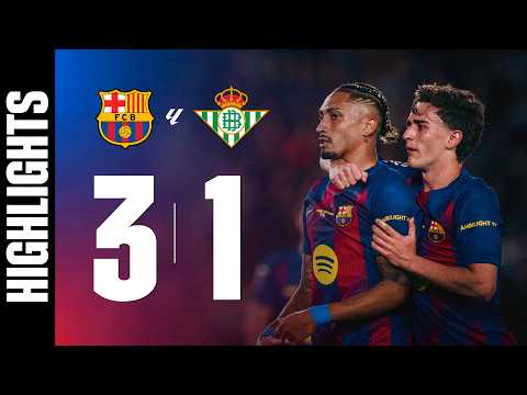 바르셀로나 3-1 레알 베티스 하이라이트