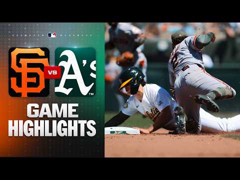 MLB 샌프란시스코 10-1 애슬레틱스 하이라이트