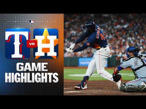 MLB 텍사스 8-0 휴스턴 하이라이트