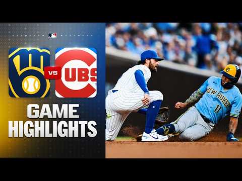 MLB 밀워키 9-3 시카고 컵스 하이라이트
