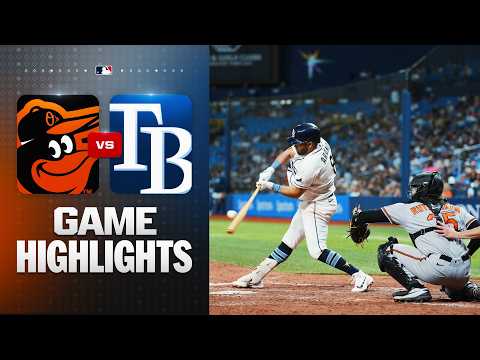 MLB 볼티모어 6-16 탬파베이 하이라이트