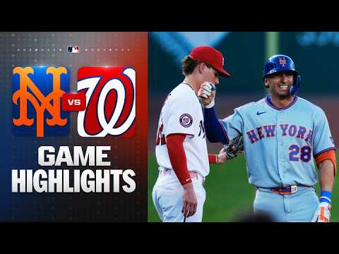 MLB 뉴욕 메츠 16-7 워싱턴 하이라이트