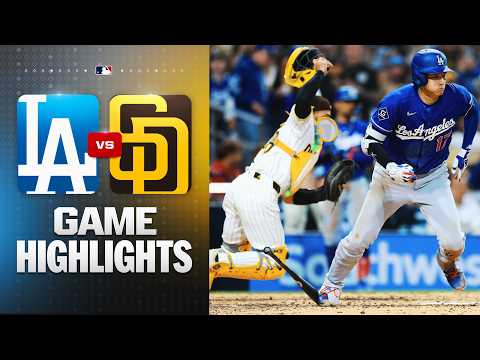 MLB LA다저스 0-1 샌디에이고 하이라이트