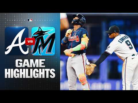 MLB 애틀랜타 8-4 마이애미 하이라이트