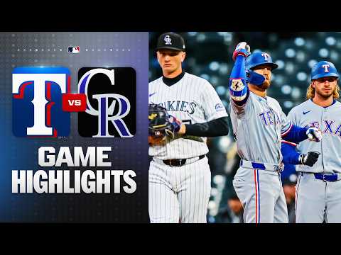 MLB 텍사스 10-0 콜로라도 하이라이트