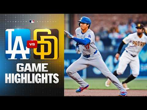 MLB LA다저스 5-4 샌디에이고 하이라이트