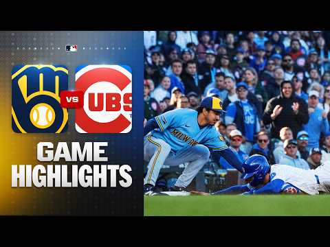 MLB 밀워키 5-0 시카고 컵스 하이라이트