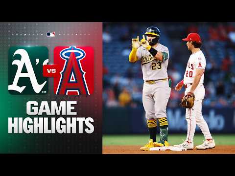 MLB 애슬레틱스 3-2 LA에인절스 하이라이트