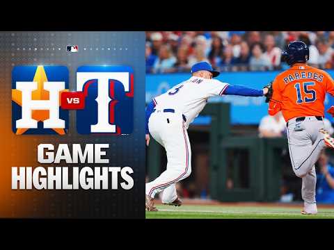 MLB 휴스턴 9-0 텍사스 하이라이트