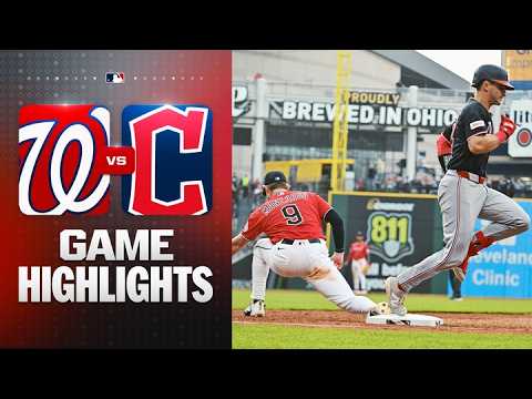 MLB 워싱턴 10-2 클리블랜드 가디언스 하이라이트