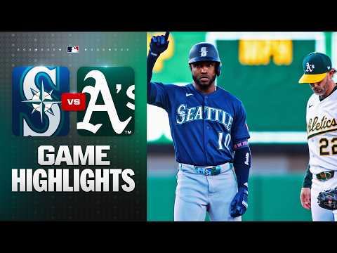 MLB 시애틀 4-1 애슬레틱스 하이라이트