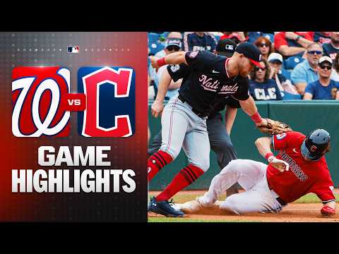 MLB 워싱턴 2-3 클리블랜드 가디언스 하이라이트