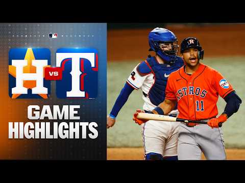 MLB 휴스턴 4-3 텍사스 하이라이트