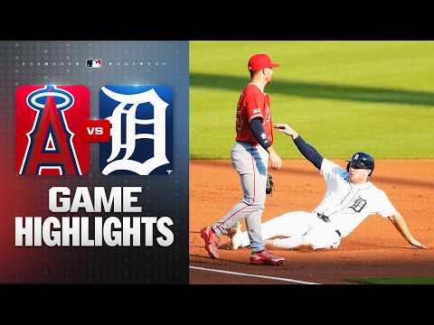 MLB LA에인절스 0-4 디트로이트 하이라이트