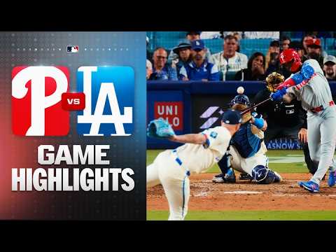 MLB 필라델피아 4-3 LA다저스 하이라이트