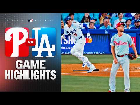 MLB 필라델피아 2-4 LA다저스 하이라이트