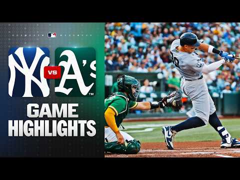 MLB 뉴욕양키스 8-2 애슬레틱스 하이라이트