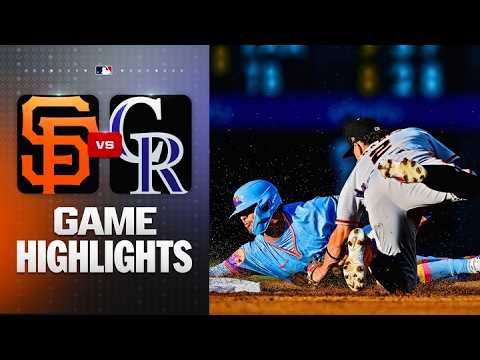 MLB 샌프란시스코 6-8 콜로라도 하이라이트