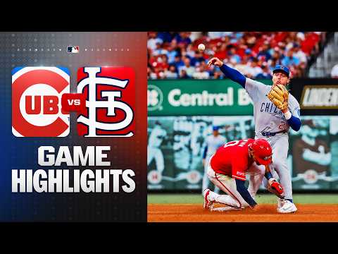 MLB 시카고 컵스 5-6 St. 루이스 하이라이트