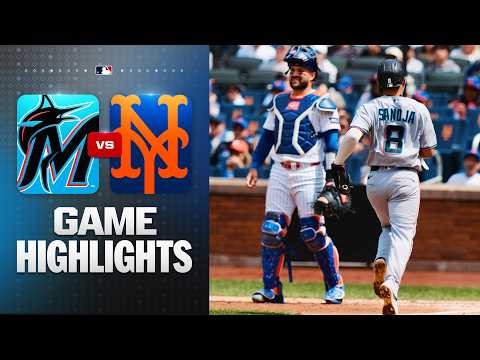 MLB 마이애미 1-10 뉴욕 메츠 하이라이트