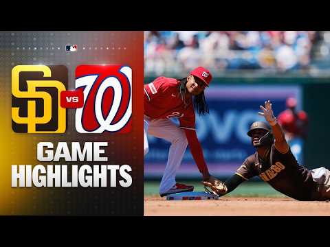 MLB 샌디에이고 2-4 워싱턴 하이라이트