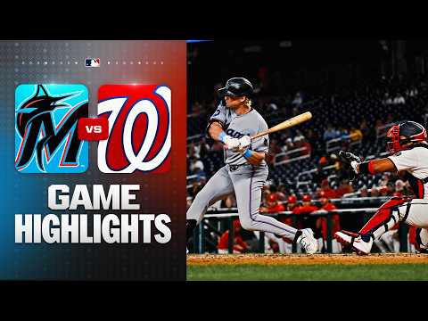 MLB 마이애미 7-3 워싱턴 하이라이트