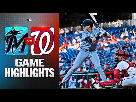 MLB 마이애미 7-3 워싱턴 하이라이트