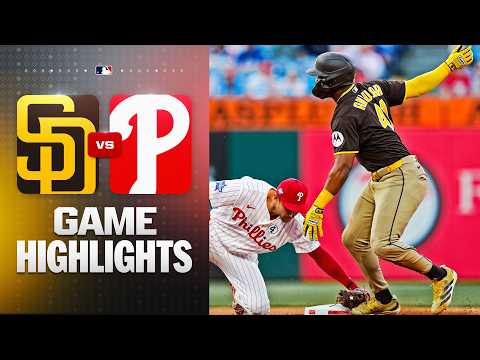 MLB 샌디에이고 2-3 필라델피아 하이라이트