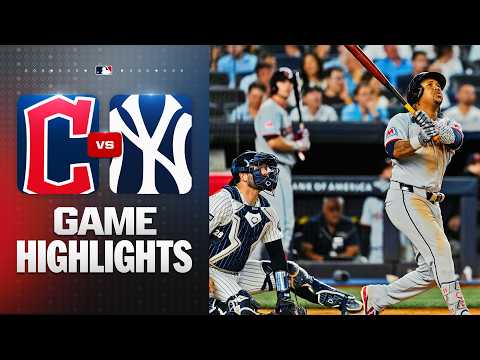 MLB 클리블랜드 가디언스 5-4 뉴욕양키스 하이라이트