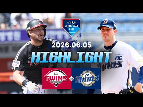 KBO LG 트윈스 5-4 NC 다이노스 하이라이트