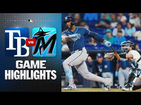 MLB 탬파베이 3-4 마이애미 하이라이트
