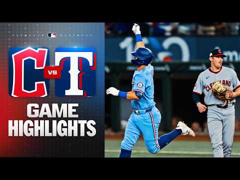 MLB 클리블랜드 가디언스 0-10 텍사스 하이라이트
