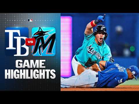 MLB 탬파베이 1-4 마이애미 하이라이트