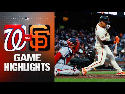 MLB 워싱턴 4-3 샌프란시스코 하이라이트