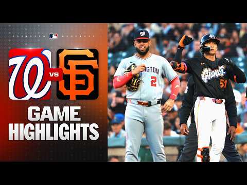 MLB 워싱턴 6-3 샌프란시스코 하이라이트