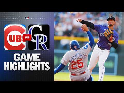 MLB 시카고 컵스 3-7 콜로라도 하이라이트