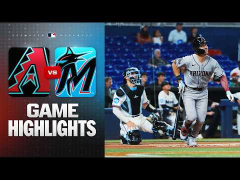 MLB 애리조나 6-10 마이애미 하이라이트
