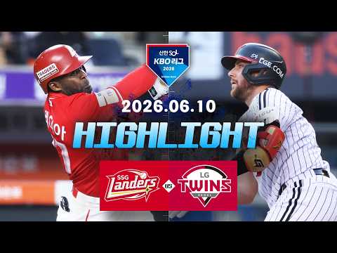 KBO SK 와이번스 6-8 LG 트윈스 하이라이트