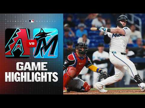 MLB 애리조나 0-8 마이애미 하이라이트