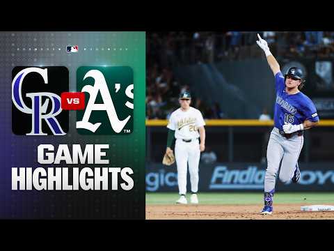MLB 콜로라도 4-6 애슬레틱스 하이라이트