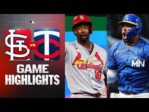 MLB St. 루이스 8-9 미네소타 하이라이트