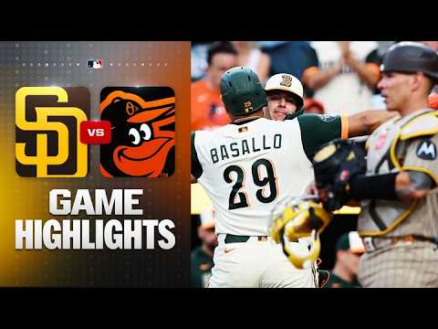 MLB 샌디에이고 3-7 볼티모어 하이라이트