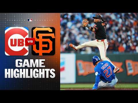 MLB 시카고 컵스 6-1 샌프란시스코 하이라이트